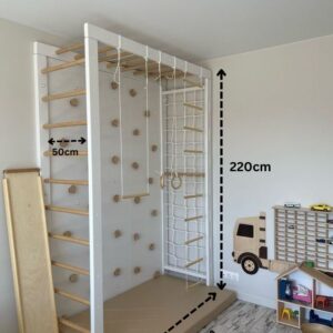 Custom Indoor Wooden Monkey Bars for Kids