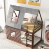 house-shaped kids bunk bed