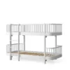 Modern White Wooden Bunk Bed