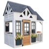 Wooden White Play House For Kids
