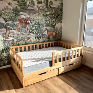 Handmade Solid Wood Bed for Kid