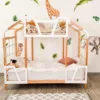 wooden toddler tower bed