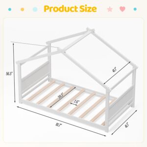 Montessori Floor Bed with Headboard & Footboard