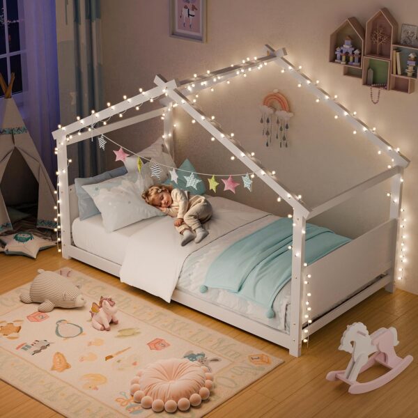 Montessori Floor Bed with Headboard & Footboard