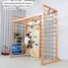 Children Monkey Bar With Rock Climbing