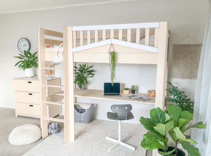 SkyLoft Kids Bed with Built-In Desk SkyLoft Kids Bed with Built-In Desk