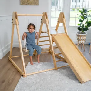 4 in 1 Wooden Indoor Swingset