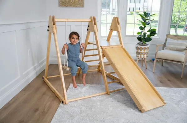 4 in 1 Wooden Indoor Swingset
