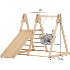 4 in 1 Wooden Indoor Swingset