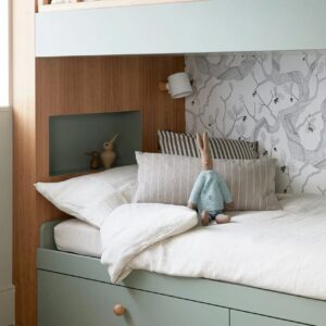 Scandinavian Loft Bunk Bed with Storage